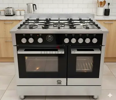Lagermania  double oven with 5 burner gas with electric oven