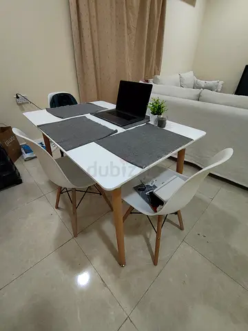 Modern Dining Table with Chairs