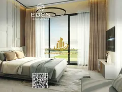 Luxury studio in Eden Golf View 1, Al Zorah, with partial golf views, flexible payment plan, and a r
