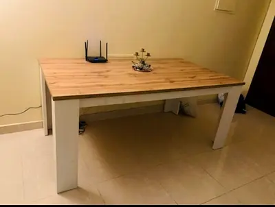 Sturdy Wooden 6 seater Dining Table only