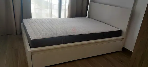 Ikea Queen size bed with mattress available in perfect condition