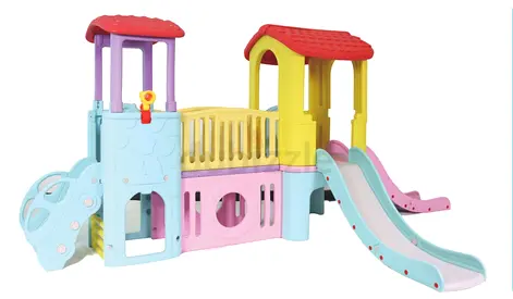 Colorful indoor Outdoor Play Set for Kids Play House Slide House plastic item
