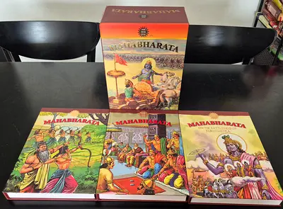 Amar Chitra Katha Mahabharata 3 volume set