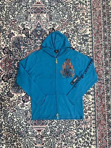 Y2K ed hardy zip up hoodie for sale!