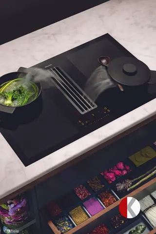 Miele latest model induction cooktop with integrated fan 80cm built-in integrated model