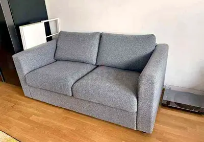 Comfortable Grey Sofa bed Ikea vimle