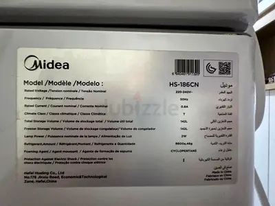 Midea 186L Refrigerator - Excellent Condition