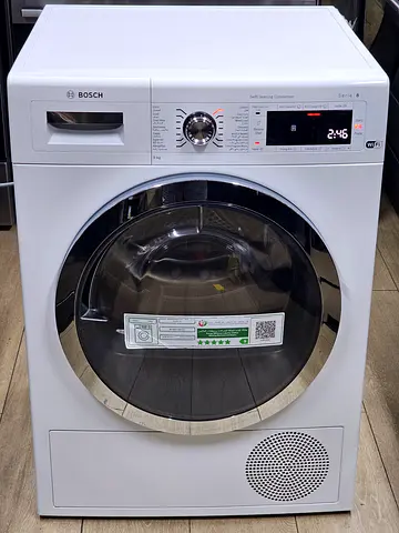 BOSCH 9kg Dryer Series 8 model with WIFI Home Connect Self Cleaning Condenser