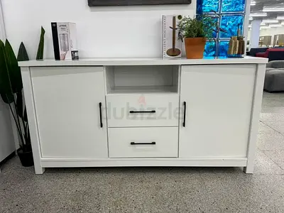 Stylish White Storage Cabinet