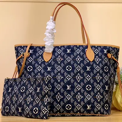 Louis Vuitton Neverfull MM Tote Bag In Monogram Jacquard Since 1854