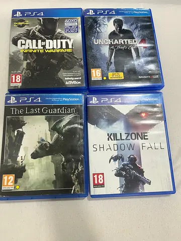PS4 Action Games Bundle – COD + Uncharted + Killzone – AED 220