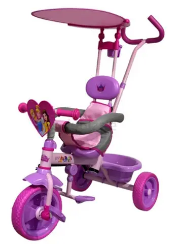 Kids Tricycle with Canopy in Pink and Purple