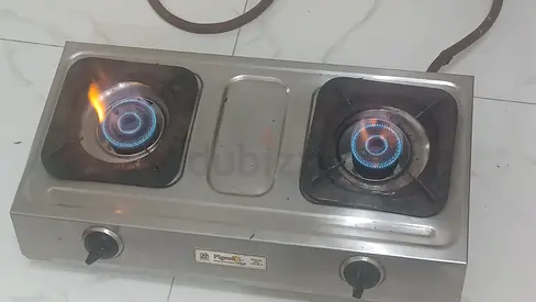 Stylish and Efficient Double Burner Gas Stove