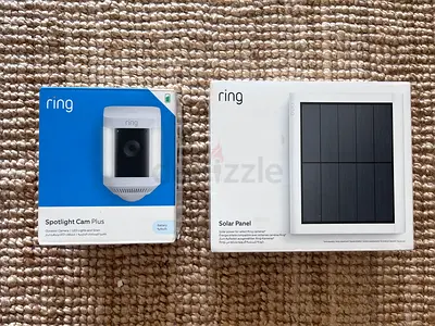 Ring Spotlight Cam Plus (Solar) – Brand New  Unopened – AED 500 (Amazon AED 660)