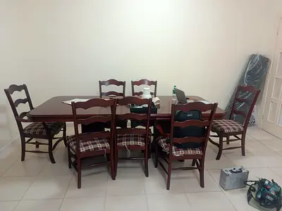 Sturdy Dining Table Set with Chairs