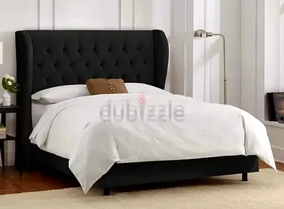 Brend New high quality fabric luxury king size 180x200 Bed with spring mattress available