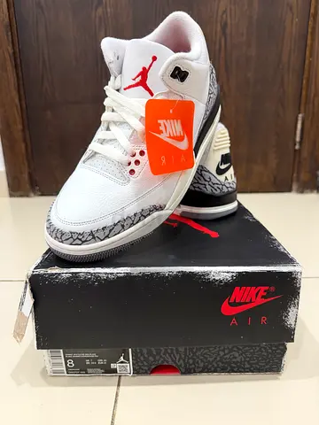 Jordan 3 White Cement