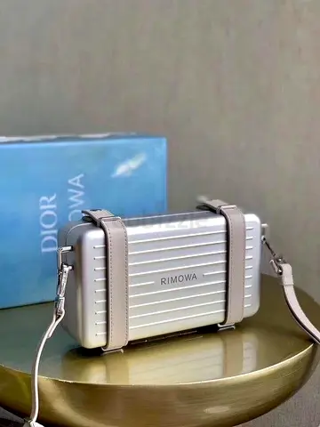 Rimowa aluminum cross body bag silver
