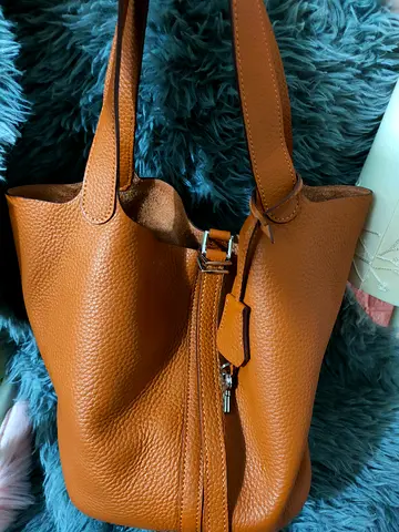 Hermes Brown Leather Bag