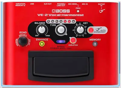 BOSS Ve-2 Vocal Harmonist Pedal