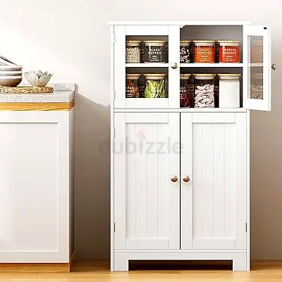 White Wooden Cabinet for Storage