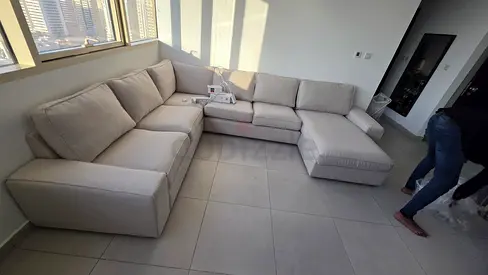 Ikea kivik ushape sofa beige