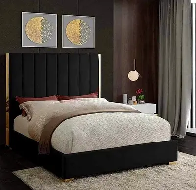 Modern Queen Bed with Elegant Design