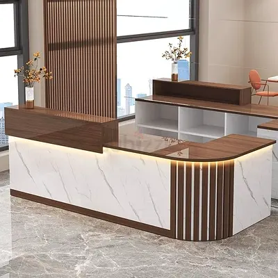 Sophisticated hotel reception