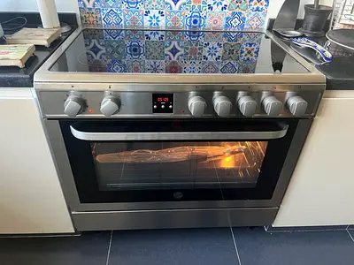 Free delivery Hoover electric ceramic cooker 90 cm