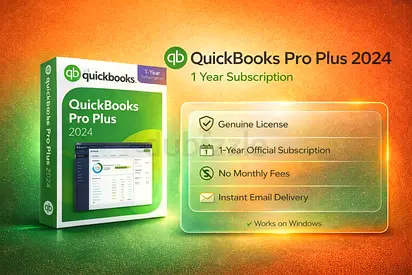 QuickBooks Pro Plus 2024 – 1 Year Genuine Subscription