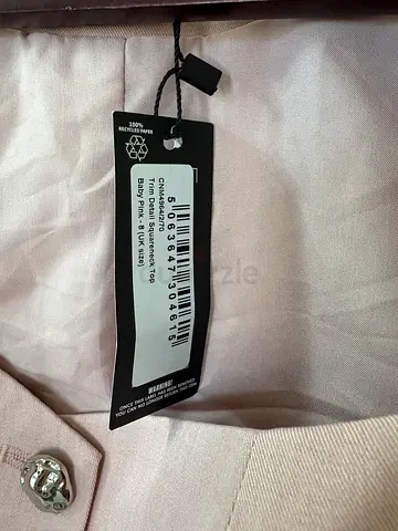 Stylish Baby Pink Trim Detail Squareneck Top by Pretty little thing