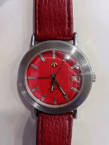 Rado Automatic Watch with Red Dial