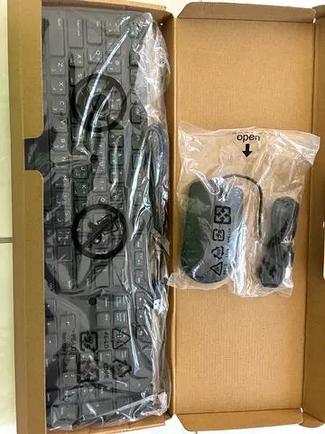 Brand New Wired Keyboard with mouse