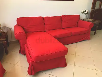 Comfortable Red Sectional Sofa for Sale