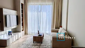 Pool View | 1 + Study with Powder | High Floor | Furnished | Bright Layout