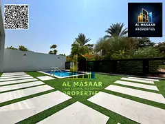 In the heart of the Al Zorah golf courses, a smart villa fully equipped with air conditioning, elect