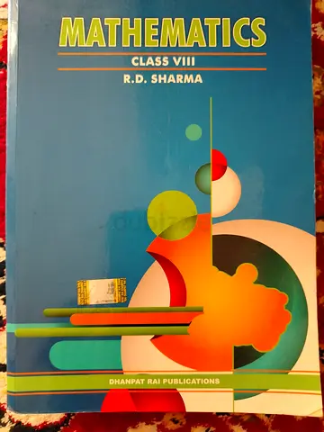 Maths RD Sharma grade 8