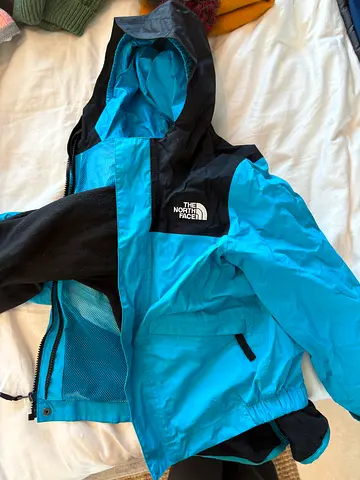 North Face Blue Jacket ski snow 5 yo