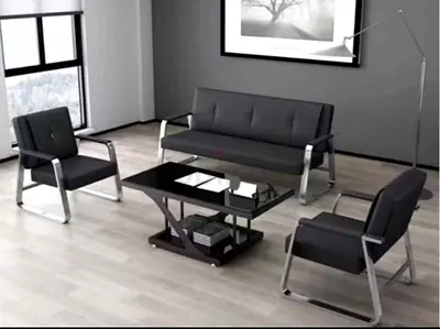 Modern Office Sofa Set with Coffee Table