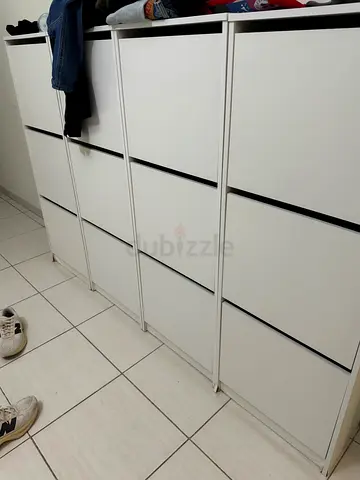 Stylish White Storage Cabinet