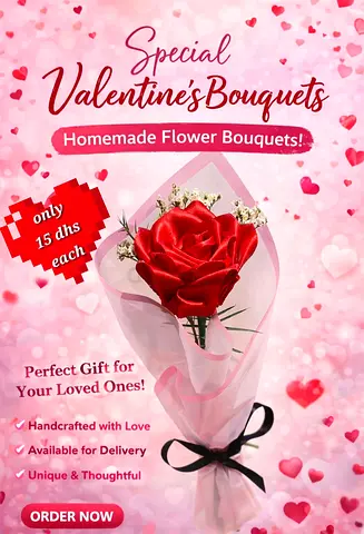 Special Valentines Bouquets - Handmade Flower Arrangements