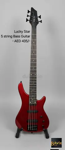 Lucky star five string bass guitar