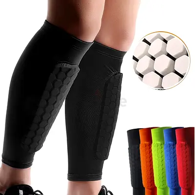 Shin Guard Socks Sleeves with Foam