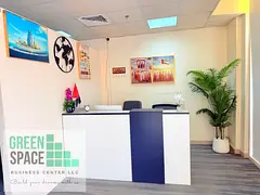 Fully Furnished Office-All Inclusive-DEWA, WIFI, REFRESHMENTS, CONFERENCE ROOM