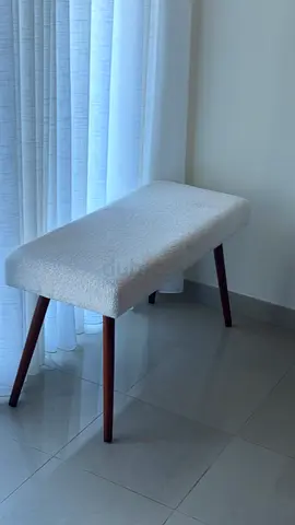 Minimalist Fabric Upholstered teddy Bench