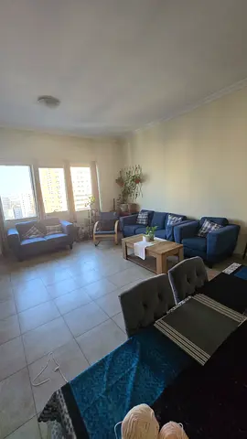(Negotiable) Cozy Living Room Sofa Set With Pillows And Armrest Covers