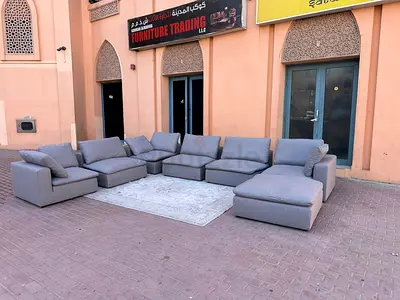 Modular The One U Shape Sofa with footstool
