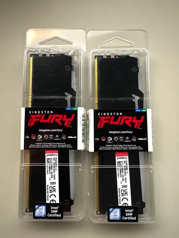 Ram Kingston fury 32gb DDR5 (2x16) 4800MHZ CL 38 RGB