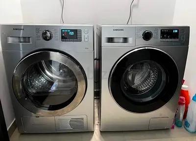 Free delivery Samsung 8 kg Washer and 8 kg Dryer Set in Excellent Condition