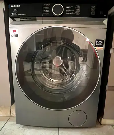 Toshiba brand like new 10 kg washing machine like new free delivery installation